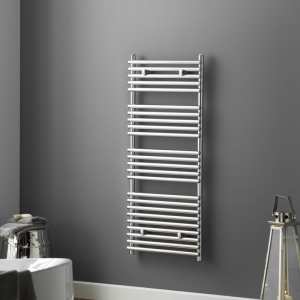 TowelRads Iridio 1200 x 500mm Chrome Designer Towel Rail