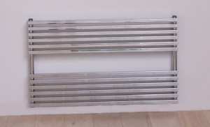 TowelRads Oxfordshire 600 x 1000mm Chrome Horizontal Designer Rail