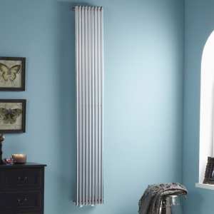 TowelRads Iridio 1800 x 500mm Chrome Vertical Designer Towel Radiator