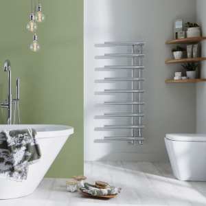 TowelRads Mayfair 795 x 500mm Chrome Designer Towel Rail