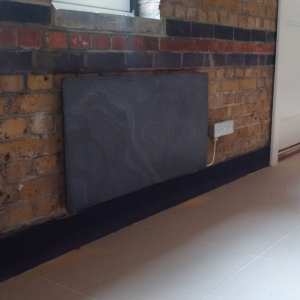 TowelRads Vetro Stone 1000 x 500mm Slate Grey Electric Designer Radiator