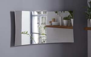 TowelRads Vetro Star 1063 x 532mm Mirror Designer Radiator