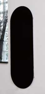 TowelRads Vetro Soap 1380 x 500mm Black Electric Designer Radiator