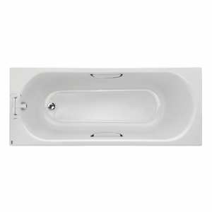 Twyford Opal 1700mm x 700mm Single Ended Bath With Tread And Grips 2TH