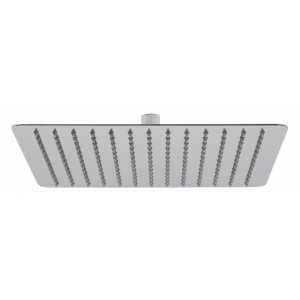 Vado Aquablade Single Function Easy Clean Slim Line Square Shower Head 300mm
