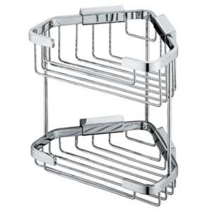 Vado Large Double Triangular Corner Basket BAS2013CP