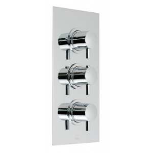 Vado Celsius Wall Mounted Concealed 3 Handle Thermostatic Valve
