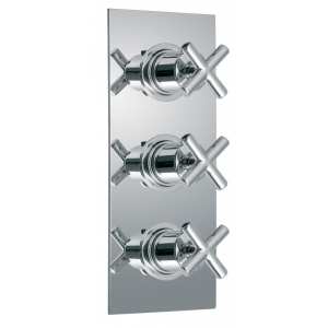 Vado Elements Wall Mounted Concealed 3 Handle Thermostatic Valve