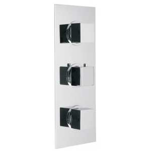 Vado Mix Wall Mounted Concealed 3 Handle Thermostatic Valve