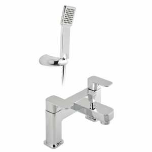 Vado Phase 2 Hole Bath Shower Mixer Tap with Shower Kit
