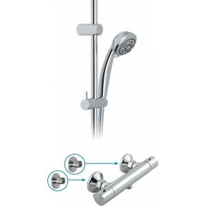 Vado Prima Thermostatic Multi Function Slide Rail Shower Kit Package