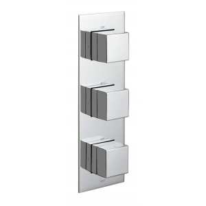 Vado Tablet 2 Outlet Concealed Thermostatic Shower Valve Vertical TAB1282NOTCP