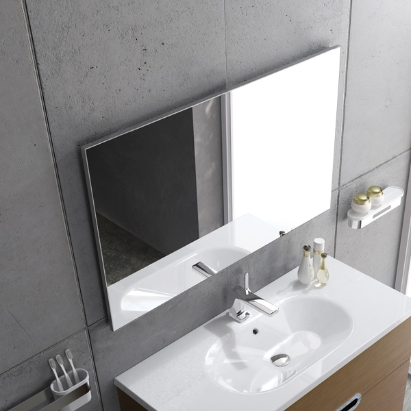 bathroom sink mirror subway tile sonia aluglass framed mirror 800 600 162000 bo162000 bathroom sink mirror subway tile sonia aluglass framed mirror 800 600 162000 bo162000