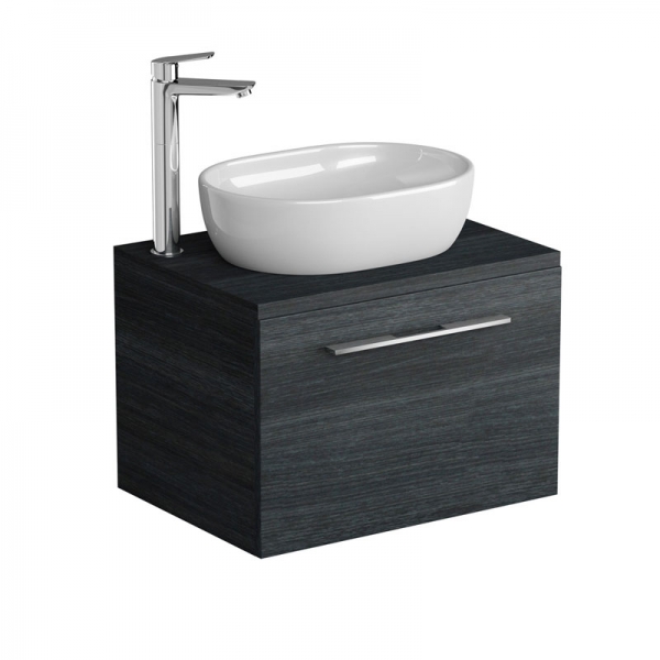 Tissino Angelo 600mm Wall Hung Bathroom Unit With Worktop And Tissino Angelo 600mm Wall Hung Bathroom Unit With Worktop And Countertop Basin Barossa Oak