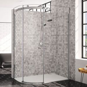 Merlyn 10 Series 1000 x 800 Left Hand Offset Quadrant Shower Enclosure