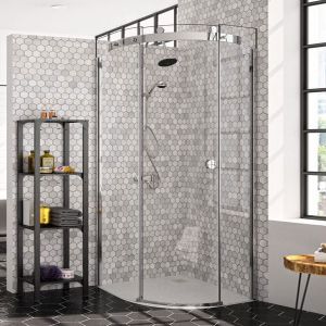Merlyn 10 Series  1000 x 800 Right Hand Offset Quadrant Shower Enclosure