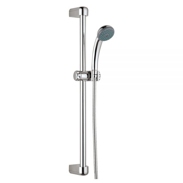 JTP Ruby Chrome 640mm Slide Rail Shower Kit with Handset and Hose