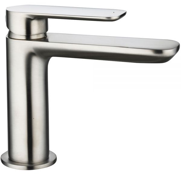 Highlife Rona Brushed Nickel Mono Basin Mixer Tap with Waste 12413N