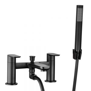 Highlife Rona Matt Black Bath Shower Mixer Tap