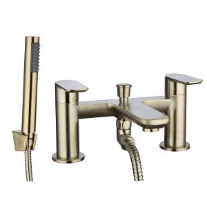 Highlife Rona Brushed Brass Bath Shower Mixer Tap