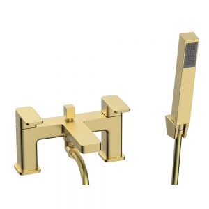 Highlife Fife Brushed Brass Bath Shower Mixer Tap