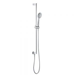 JTP Curve Chrome 900mm Slide Rail Shower Kit with Handset, Hose and Wall Outlet