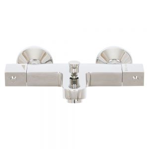 Highlife Galston Chrome Thermostatic Bar Shower Valve with Bath Spout