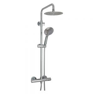 Highlife Spey 2 Chrome Exposed Thermostatic Rigid Riser Shower Kit