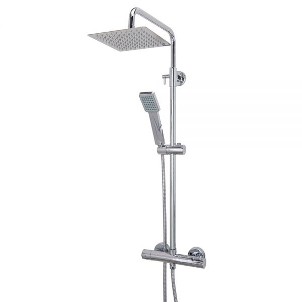 Highlife Nairn 2 Chrome Exposed Thermostatic Adjustable Riser Shower Kit