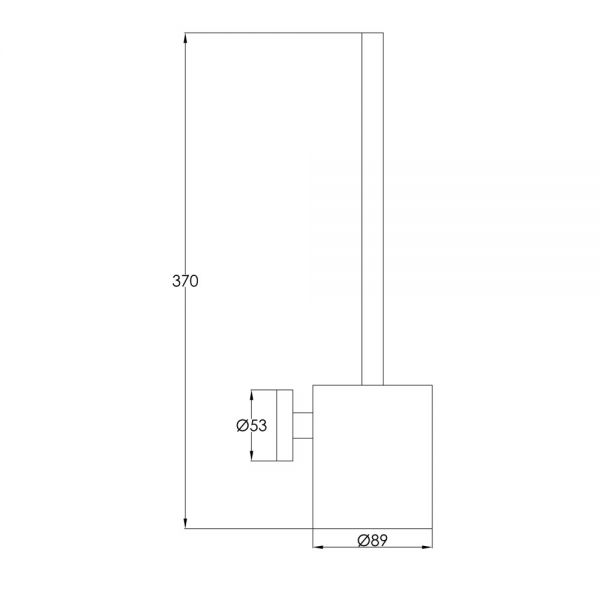 JTP Florence Chrome Wall Mounted Toilet Brush Set #2