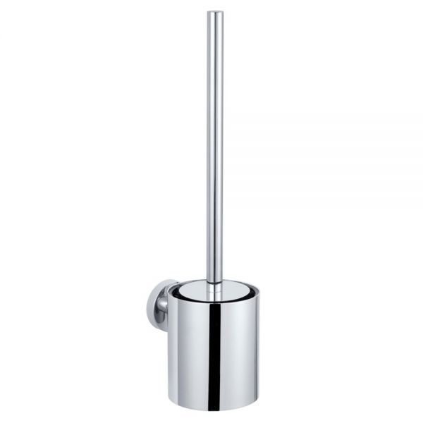 JTP Florence Chrome Wall Mounted Toilet Brush Set