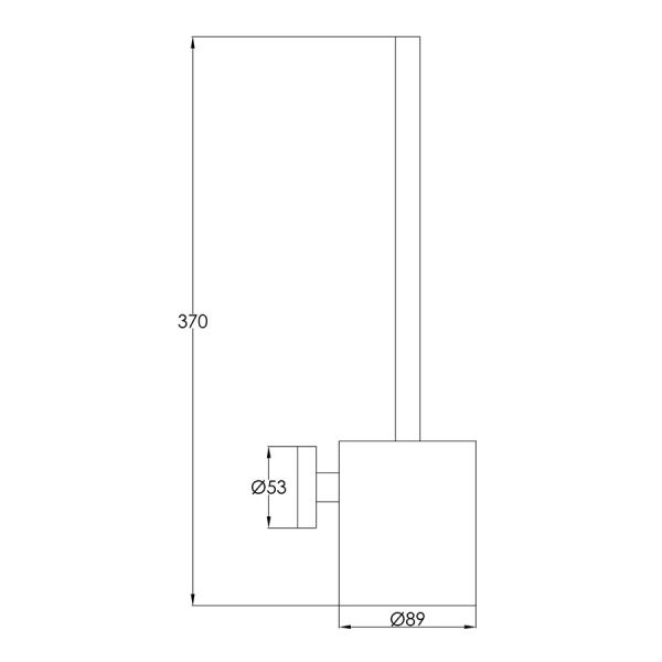 JTP Florence Chrome Wall Mounted Toilet Brush Set #2