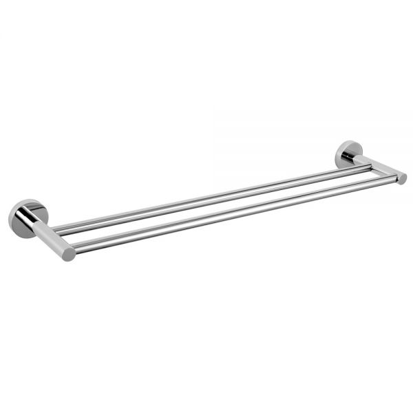 JTP Florence Chrome Double Towel Rail 640mm