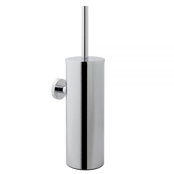 JTP Florence Hospitality Chrome Wall Mounted Toilet Brush Set