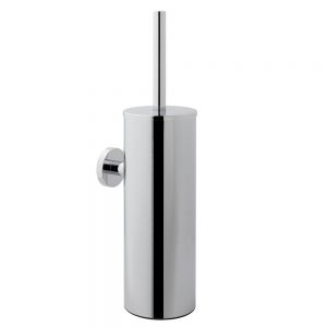 JTP Florence Hospitality Chrome Wall Mounted Toilet Brush Set