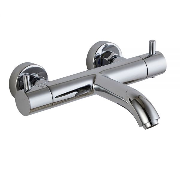 JTP Florence Chrome Wall Mounted Thermostatic Bath Filler Tap