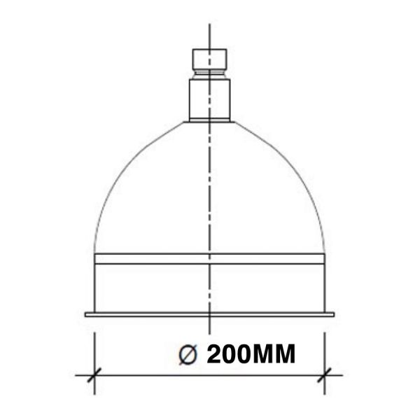 JTP Grosvenor Brushed Brass 200mm Victorian Round Shower Head #2