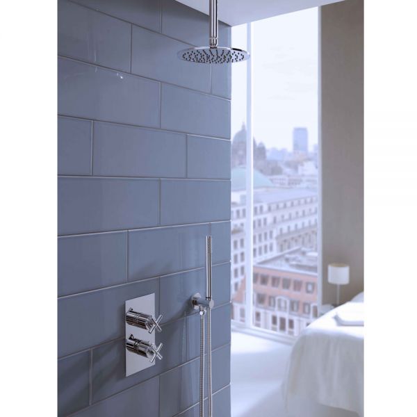 JTP Solex Chrome Single Outlet Thermostatic Shower Valve #3