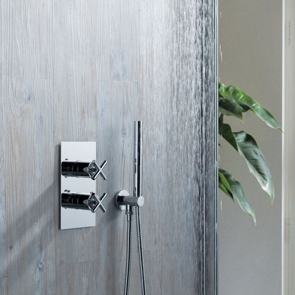 JTP Solex Chrome Single Outlet Thermostatic Shower Valve #4