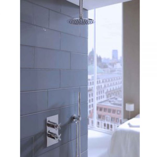 JTP Solex Chrome Two Outlet Thermostatic Shower Valve #3