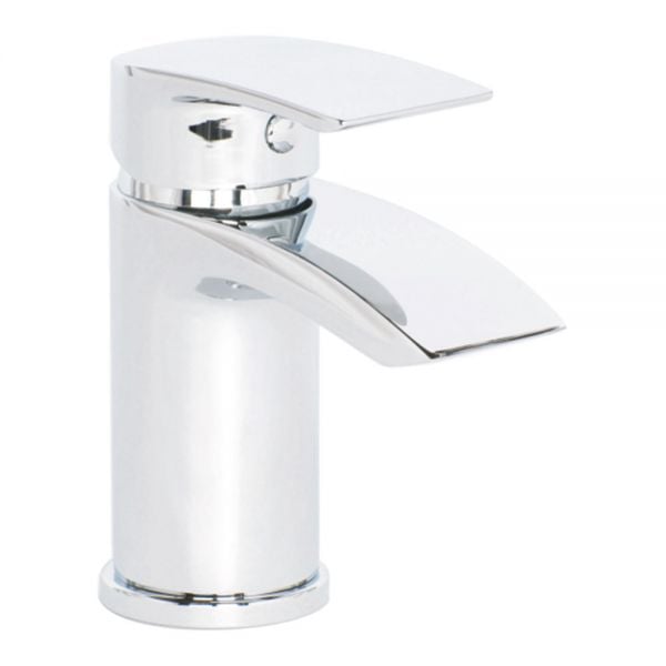 Highlife Coll Chrome Cloakroom Mono Basin Mixer Tap with Waste