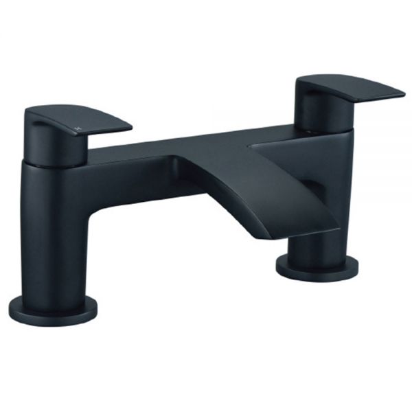 Highlife Coll Matt Black Bath Filler Tap