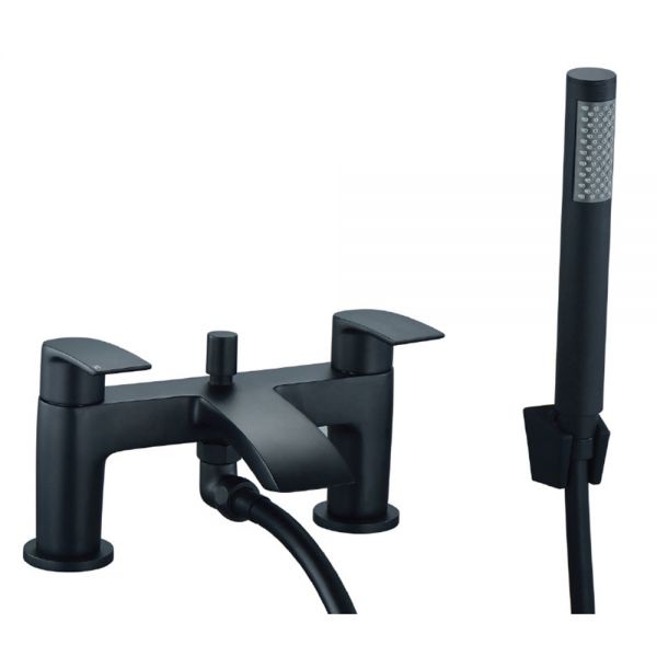 Highlife Coll Matt Black Bath Shower Mixer Tap