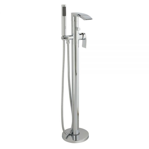 Highlife Coll Chrome Floor Standing Bath Shower Mixer Tap