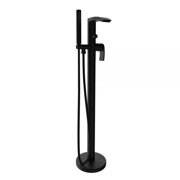 Highlife Coll Matt Black Floor Standing Bath Shower Mixer Tap