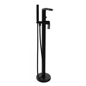 Highlife Coll Matt Black Floor Standing Bath Shower Mixer Tap