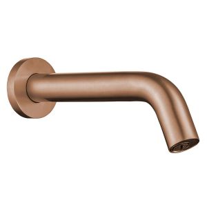 JTP VOS Brushed Bronze Wall Mounted Sensor Basin Spout