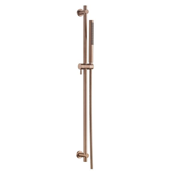 JTP VOS Brushed Bronze Slide Rail Shower Kit with Handset and Hose