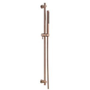 JTP VOS Brushed Bronze Slide Rail Shower Kit with Handset and Hose