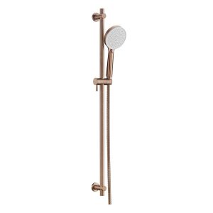 JTP VOS Brushed Bronze Slide Rail Shower Kit with Round Handset and Hose